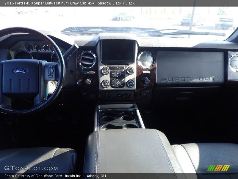 Shadow Black / Black 2016 Ford F450 Super Duty Platinum Crew Cab 4x4