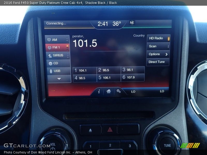 Shadow Black / Black 2016 Ford F450 Super Duty Platinum Crew Cab 4x4