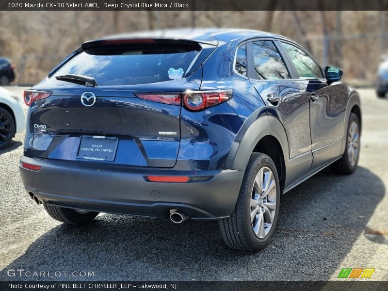 Deep Crystal Blue Mica / Black 2020 Mazda CX-30 Select AWD