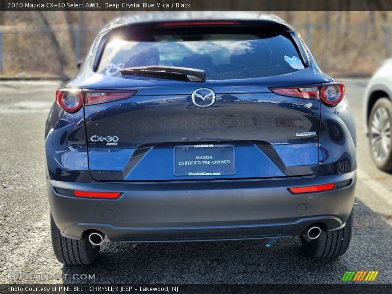 Deep Crystal Blue Mica / Black 2020 Mazda CX-30 Select AWD