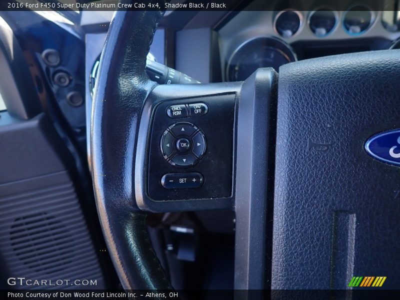 Shadow Black / Black 2016 Ford F450 Super Duty Platinum Crew Cab 4x4
