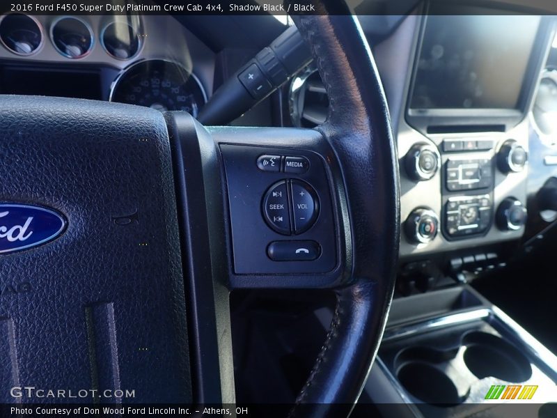 Shadow Black / Black 2016 Ford F450 Super Duty Platinum Crew Cab 4x4