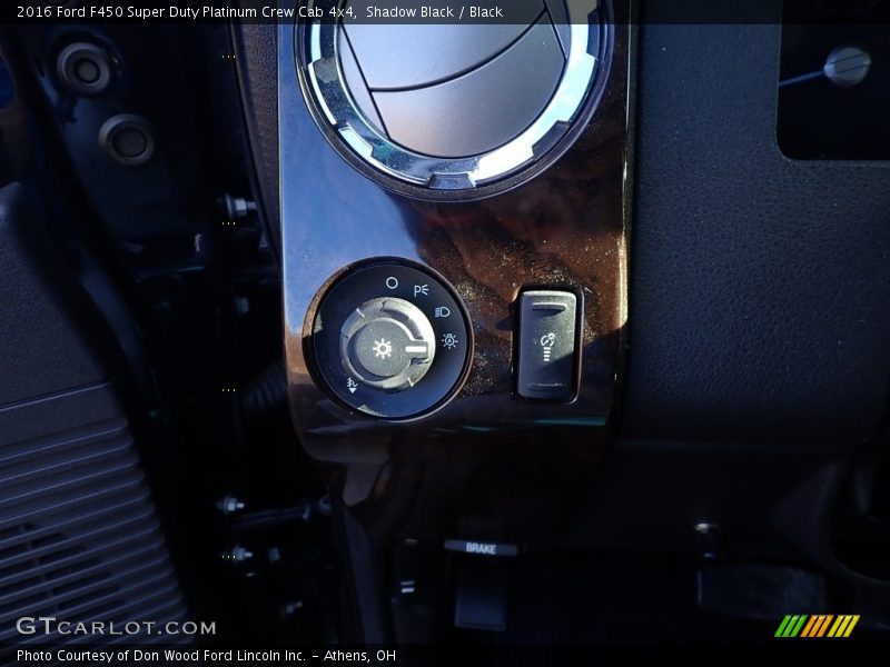 Shadow Black / Black 2016 Ford F450 Super Duty Platinum Crew Cab 4x4