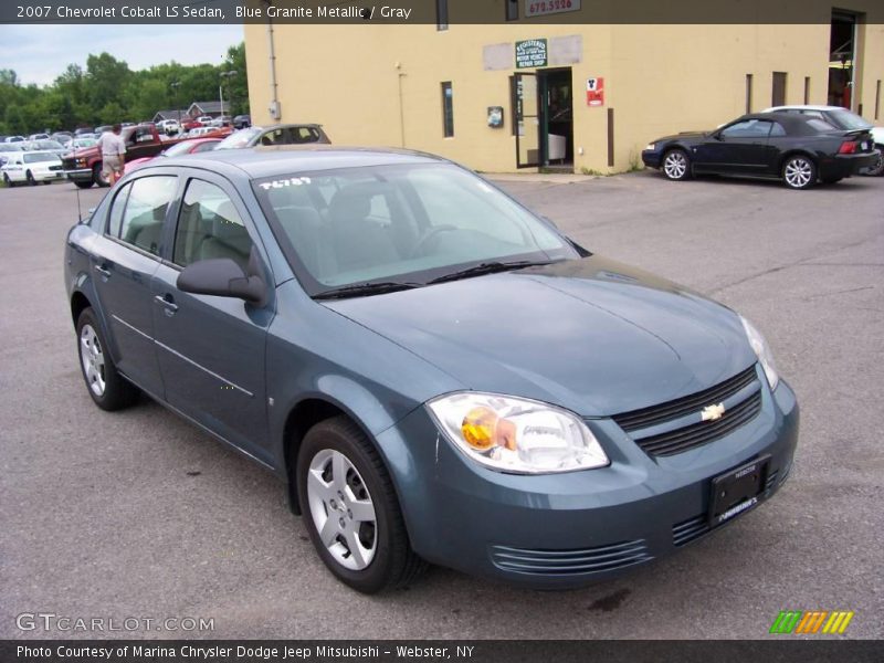 Blue Granite Metallic / Gray 2007 Chevrolet Cobalt LS Sedan