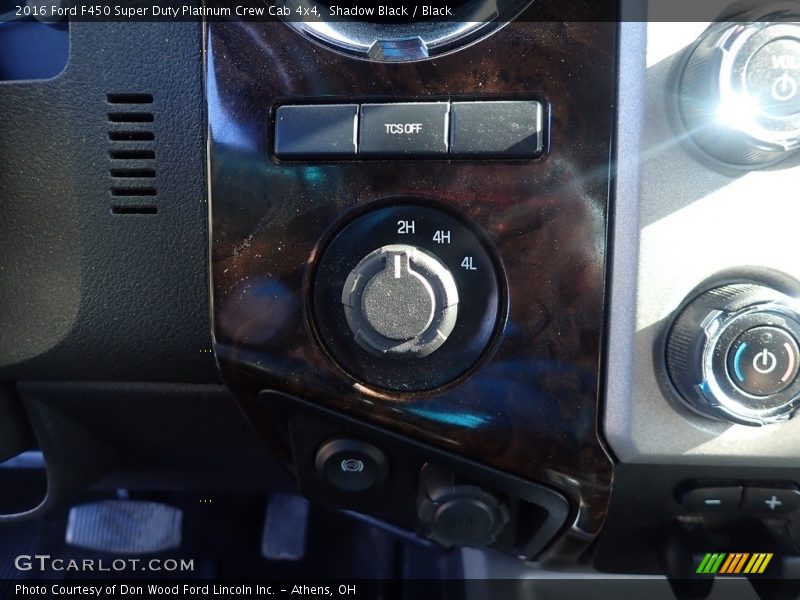Shadow Black / Black 2016 Ford F450 Super Duty Platinum Crew Cab 4x4