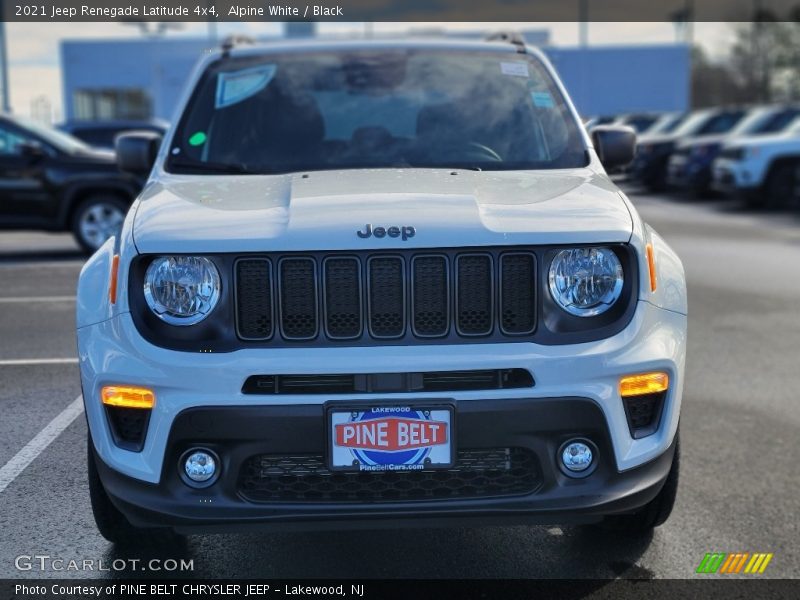 Alpine White / Black 2021 Jeep Renegade Latitude 4x4