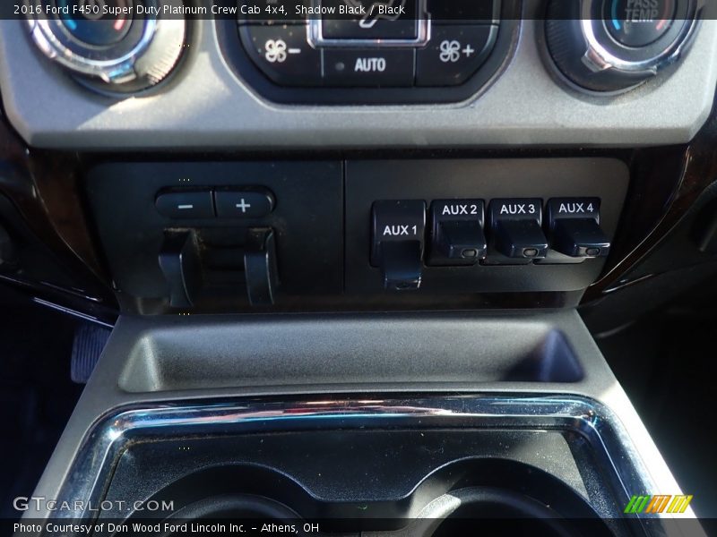 Shadow Black / Black 2016 Ford F450 Super Duty Platinum Crew Cab 4x4