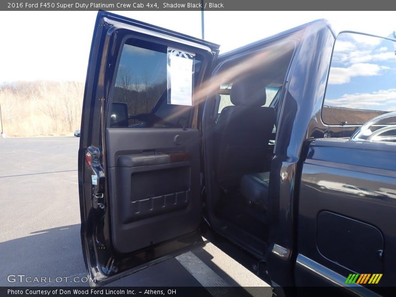 Shadow Black / Black 2016 Ford F450 Super Duty Platinum Crew Cab 4x4