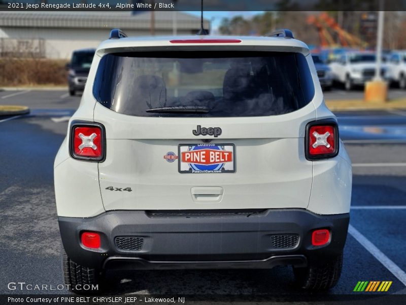 Alpine White / Black 2021 Jeep Renegade Latitude 4x4