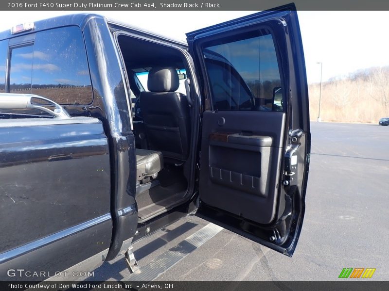 Shadow Black / Black 2016 Ford F450 Super Duty Platinum Crew Cab 4x4