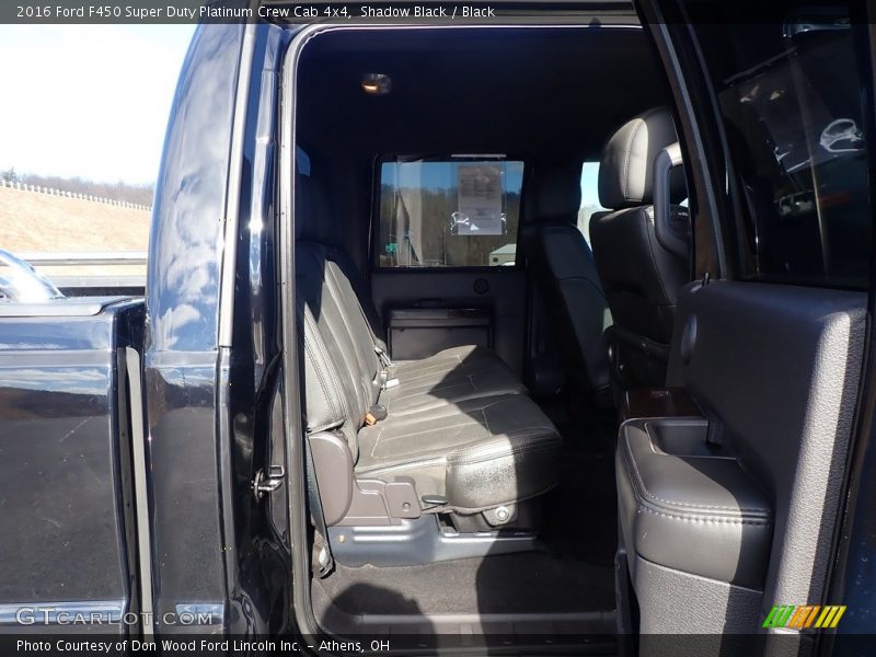 Shadow Black / Black 2016 Ford F450 Super Duty Platinum Crew Cab 4x4