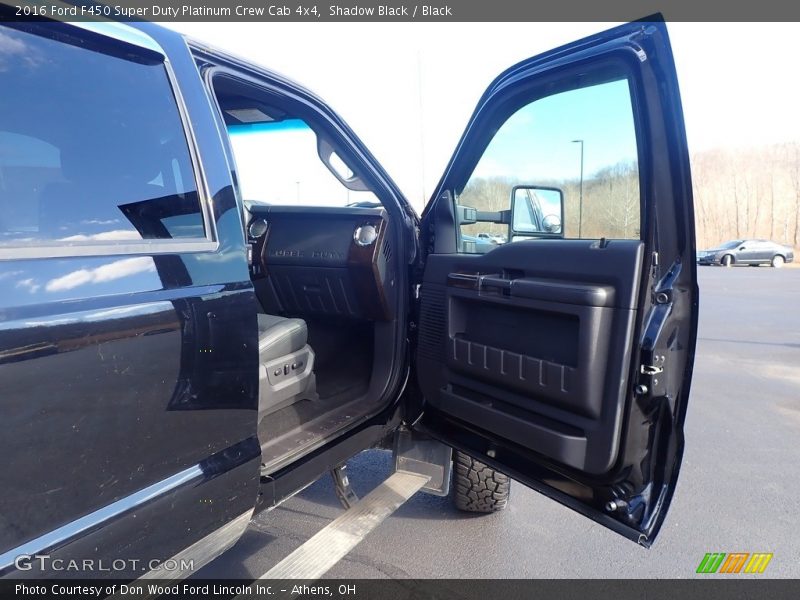 Shadow Black / Black 2016 Ford F450 Super Duty Platinum Crew Cab 4x4