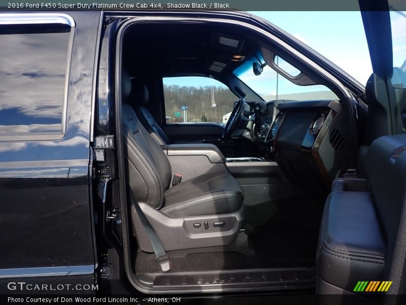 Shadow Black / Black 2016 Ford F450 Super Duty Platinum Crew Cab 4x4