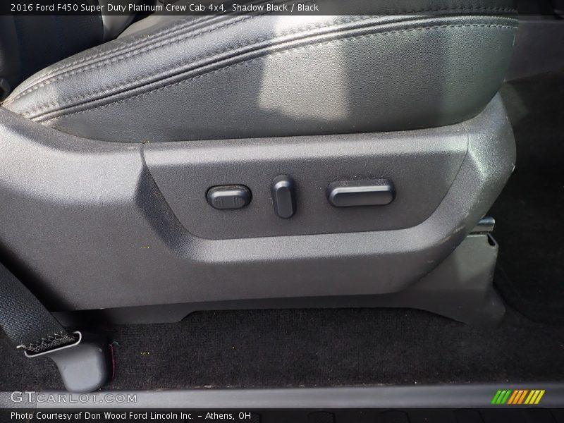Shadow Black / Black 2016 Ford F450 Super Duty Platinum Crew Cab 4x4
