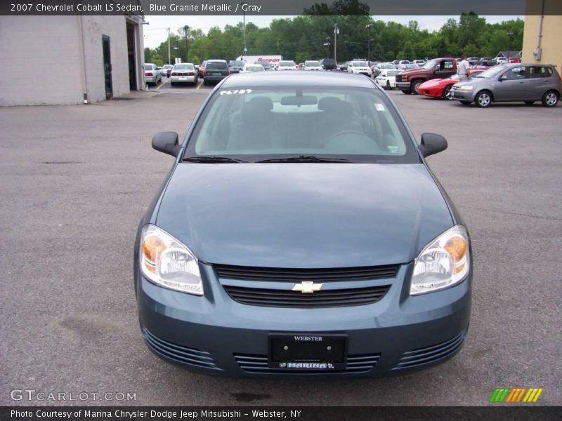 Blue Granite Metallic / Gray 2007 Chevrolet Cobalt LS Sedan