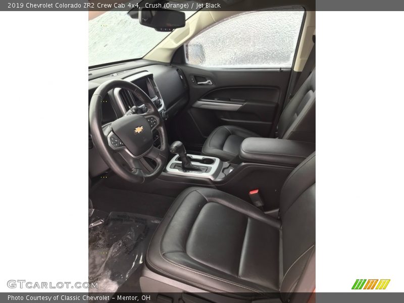 Crush (Orange) / Jet Black 2019 Chevrolet Colorado ZR2 Crew Cab 4x4