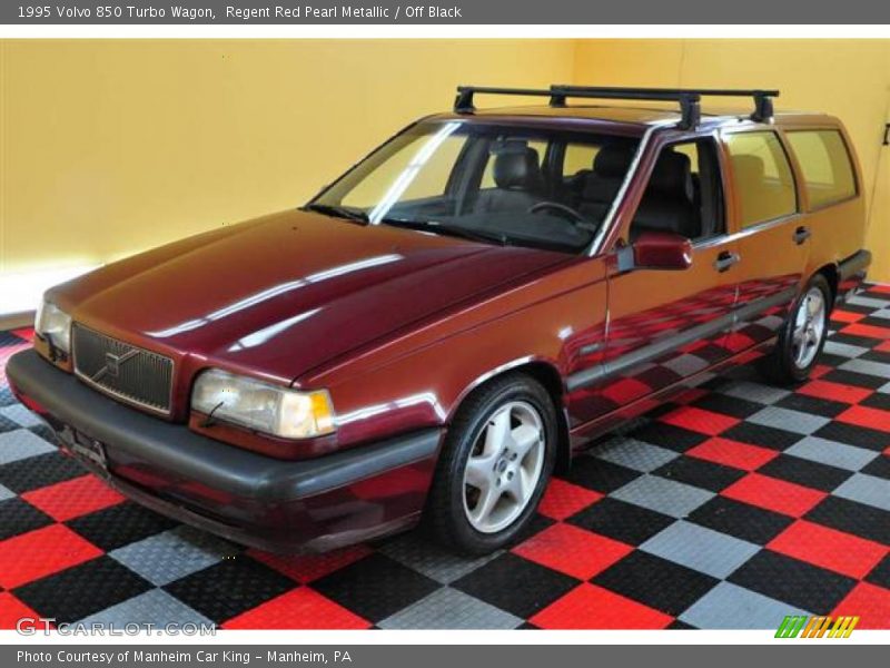 Regent Red Pearl Metallic / Off Black 1995 Volvo 850 Turbo Wagon