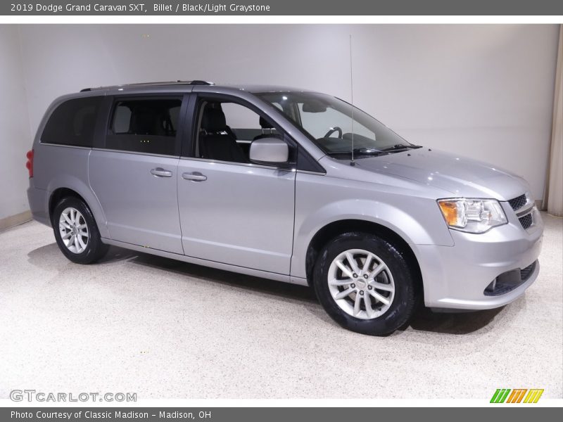 Billet / Black/Light Graystone 2019 Dodge Grand Caravan SXT