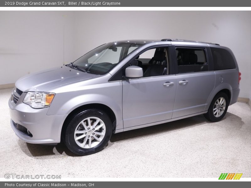 Billet / Black/Light Graystone 2019 Dodge Grand Caravan SXT