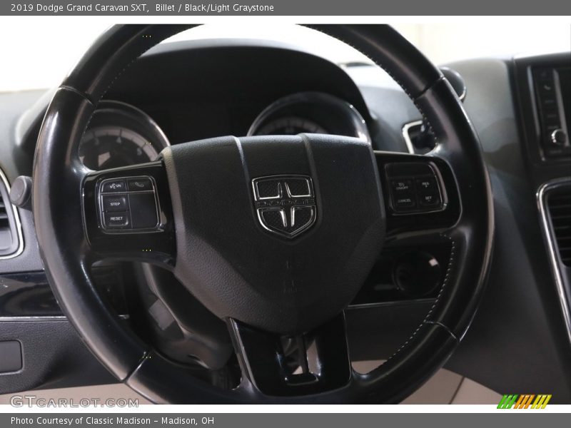 Billet / Black/Light Graystone 2019 Dodge Grand Caravan SXT