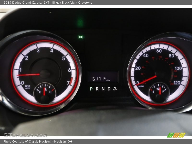 Billet / Black/Light Graystone 2019 Dodge Grand Caravan SXT