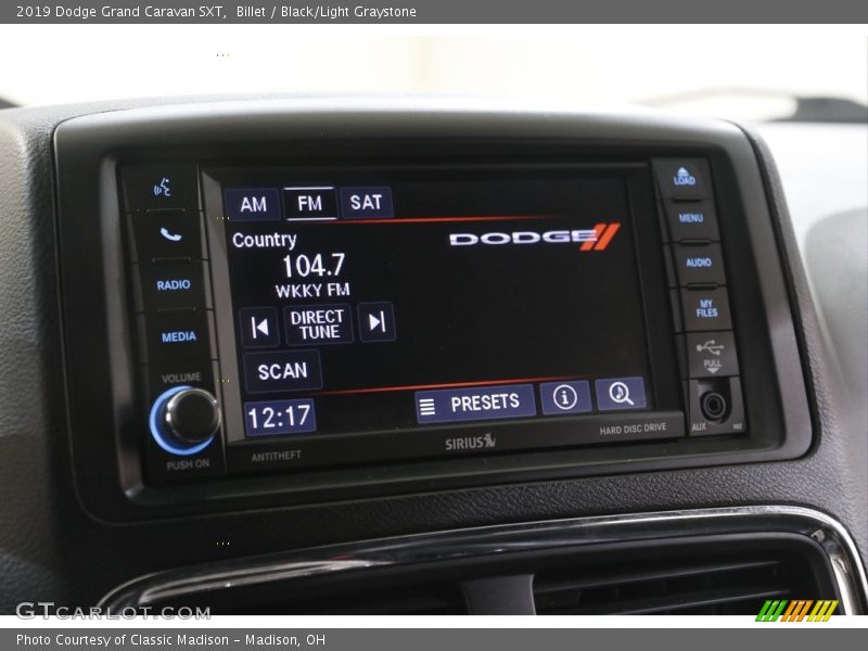 Billet / Black/Light Graystone 2019 Dodge Grand Caravan SXT