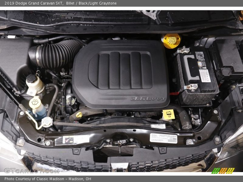 Billet / Black/Light Graystone 2019 Dodge Grand Caravan SXT