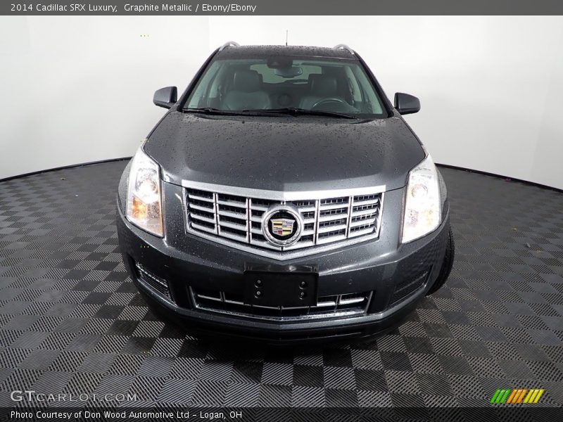 Graphite Metallic / Ebony/Ebony 2014 Cadillac SRX Luxury