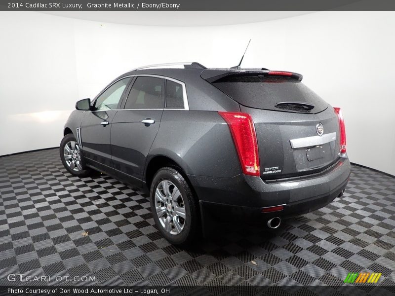 Graphite Metallic / Ebony/Ebony 2014 Cadillac SRX Luxury