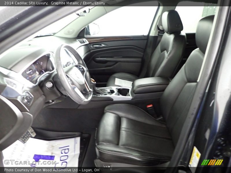 Graphite Metallic / Ebony/Ebony 2014 Cadillac SRX Luxury