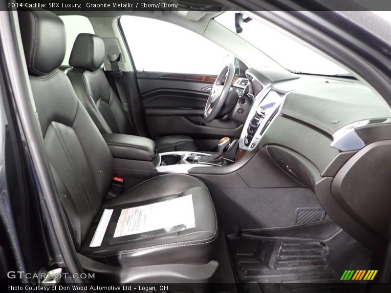 Graphite Metallic / Ebony/Ebony 2014 Cadillac SRX Luxury