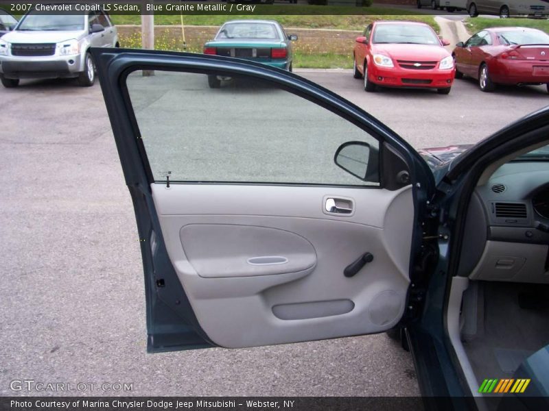 Blue Granite Metallic / Gray 2007 Chevrolet Cobalt LS Sedan