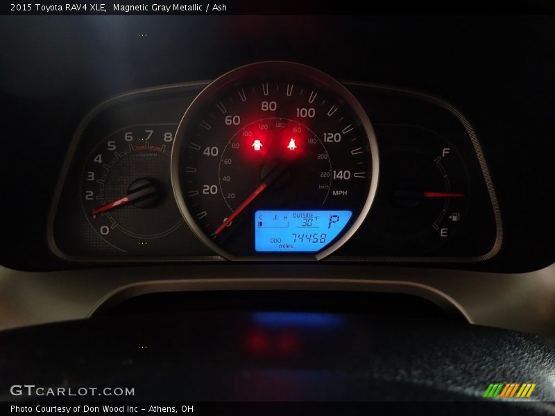 Magnetic Gray Metallic / Ash 2015 Toyota RAV4 XLE