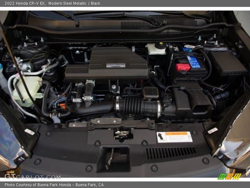 Modern Steel Metallic / Black 2022 Honda CR-V EX