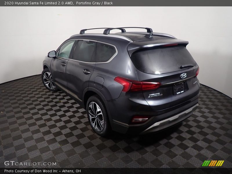 Portofino Gray / Black 2020 Hyundai Santa Fe Limited 2.0 AWD