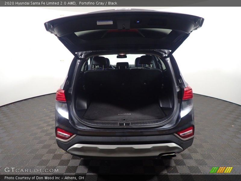 Portofino Gray / Black 2020 Hyundai Santa Fe Limited 2.0 AWD