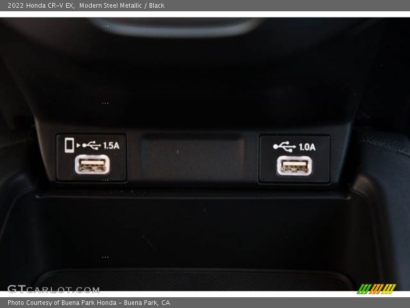 Modern Steel Metallic / Black 2022 Honda CR-V EX