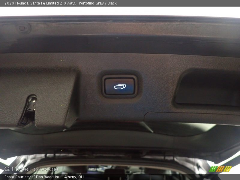 Portofino Gray / Black 2020 Hyundai Santa Fe Limited 2.0 AWD