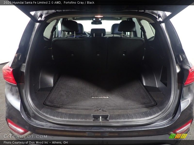 Portofino Gray / Black 2020 Hyundai Santa Fe Limited 2.0 AWD