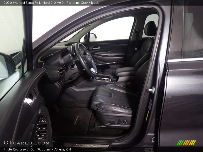 Portofino Gray / Black 2020 Hyundai Santa Fe Limited 2.0 AWD