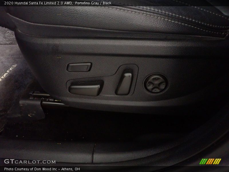 Portofino Gray / Black 2020 Hyundai Santa Fe Limited 2.0 AWD