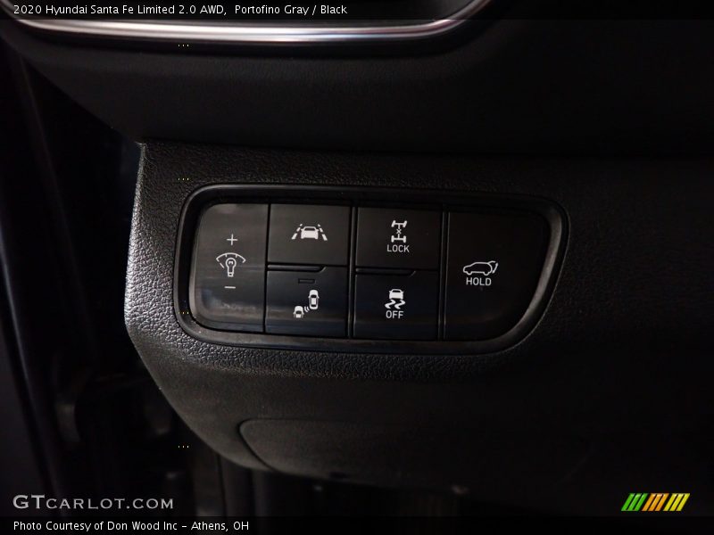 Portofino Gray / Black 2020 Hyundai Santa Fe Limited 2.0 AWD