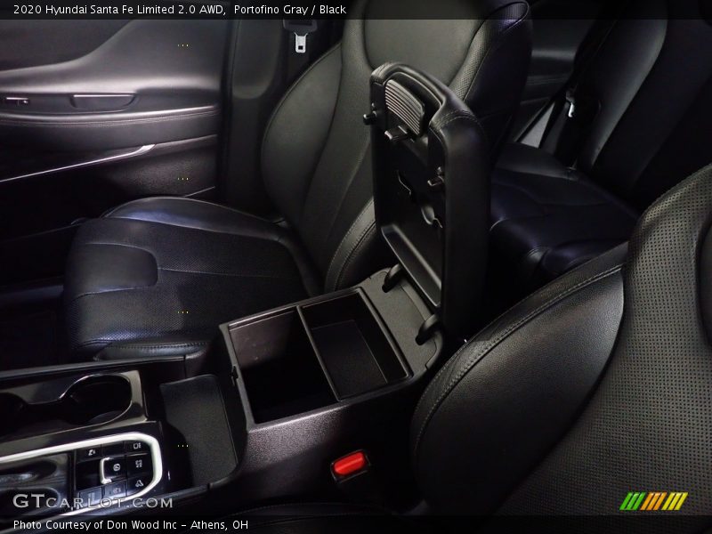Portofino Gray / Black 2020 Hyundai Santa Fe Limited 2.0 AWD