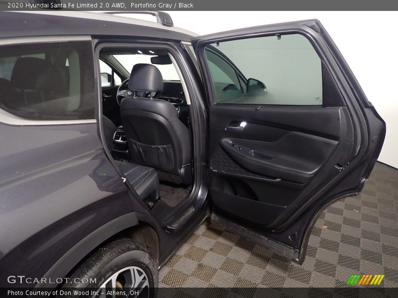 Portofino Gray / Black 2020 Hyundai Santa Fe Limited 2.0 AWD