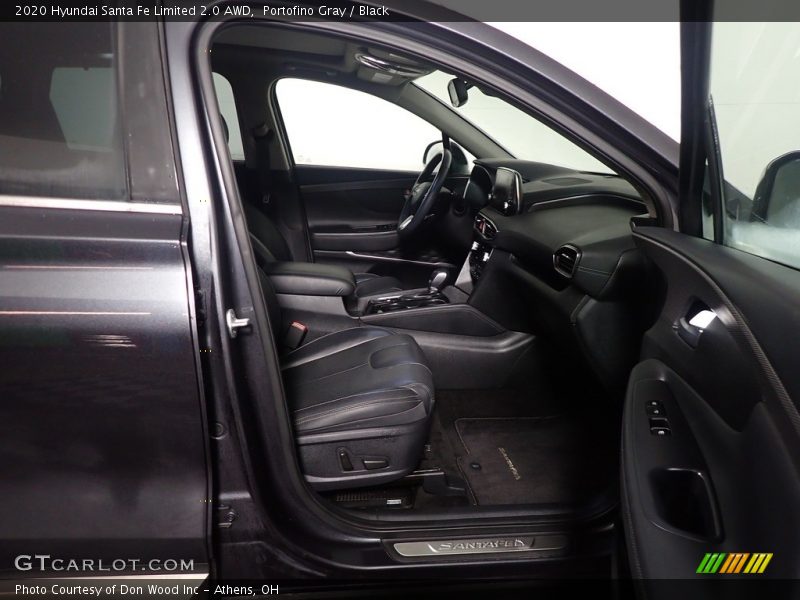 Portofino Gray / Black 2020 Hyundai Santa Fe Limited 2.0 AWD