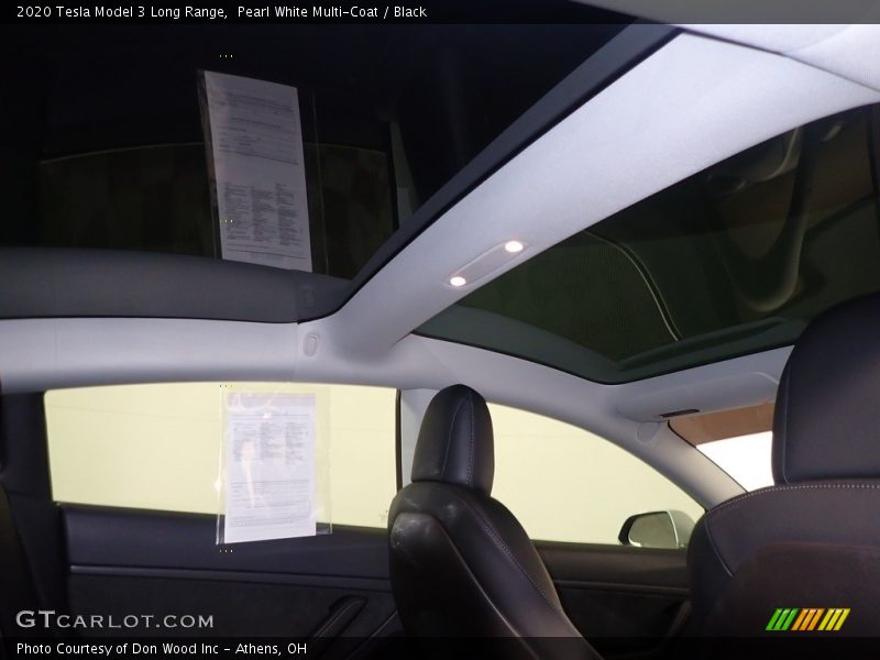 Pearl White Multi-Coat / Black 2020 Tesla Model 3 Long Range