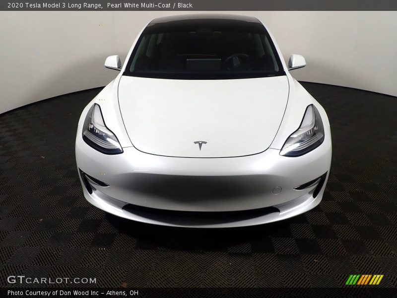 Pearl White Multi-Coat / Black 2020 Tesla Model 3 Long Range