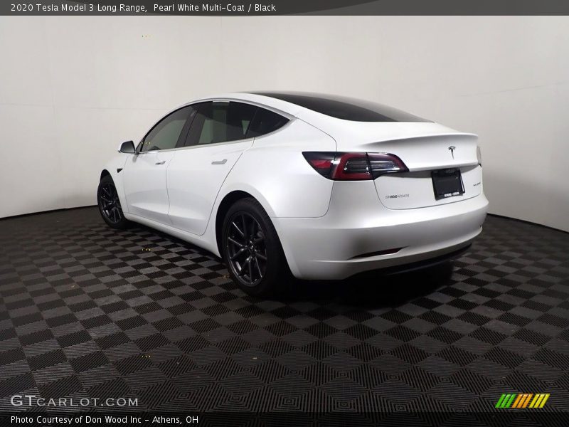 Pearl White Multi-Coat / Black 2020 Tesla Model 3 Long Range