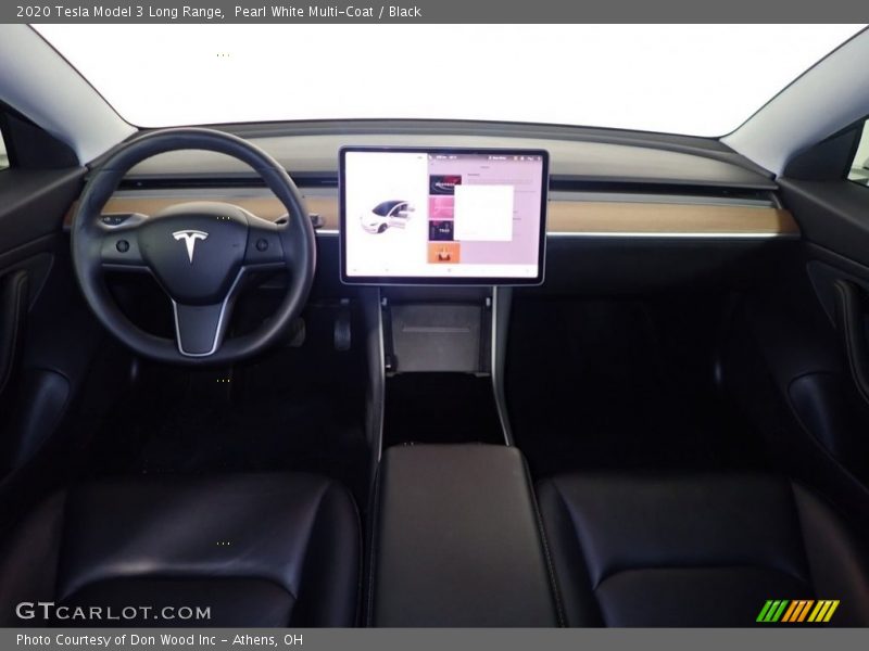 Pearl White Multi-Coat / Black 2020 Tesla Model 3 Long Range