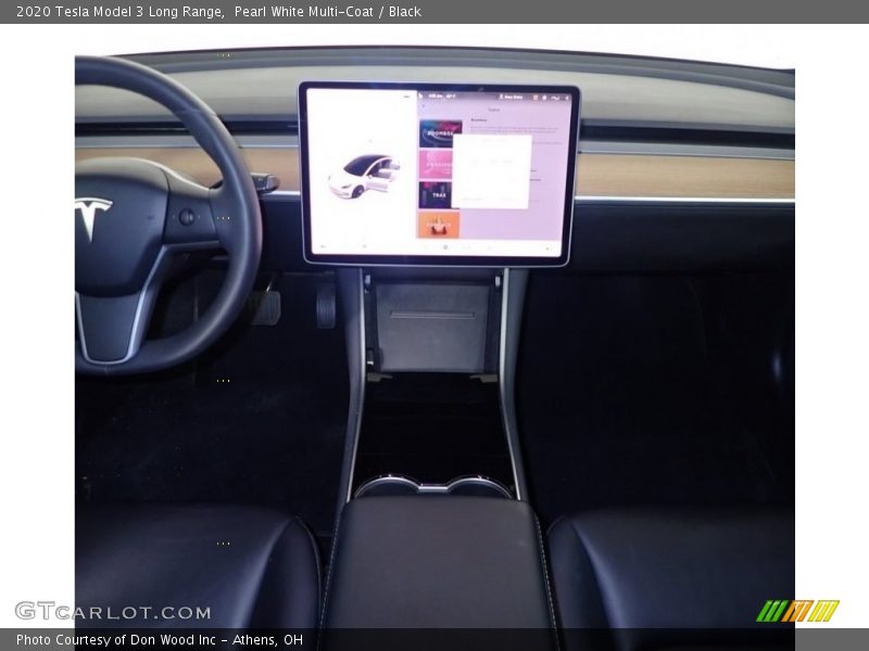 Pearl White Multi-Coat / Black 2020 Tesla Model 3 Long Range